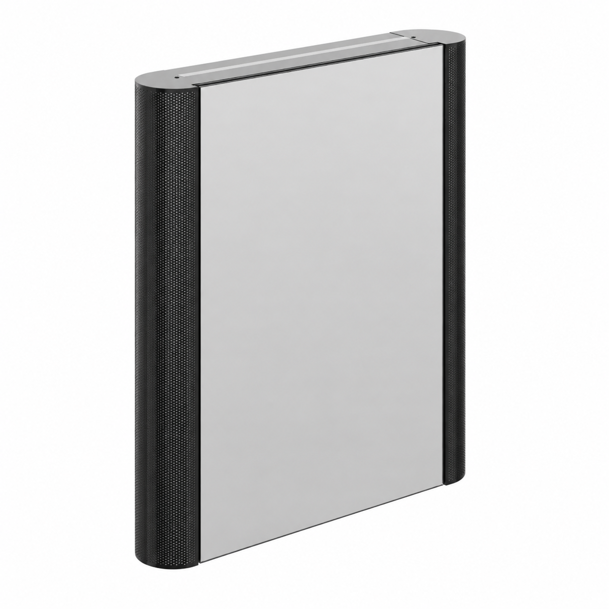 Hib - Bastille Mesh LED Cabinet - Black Chrome