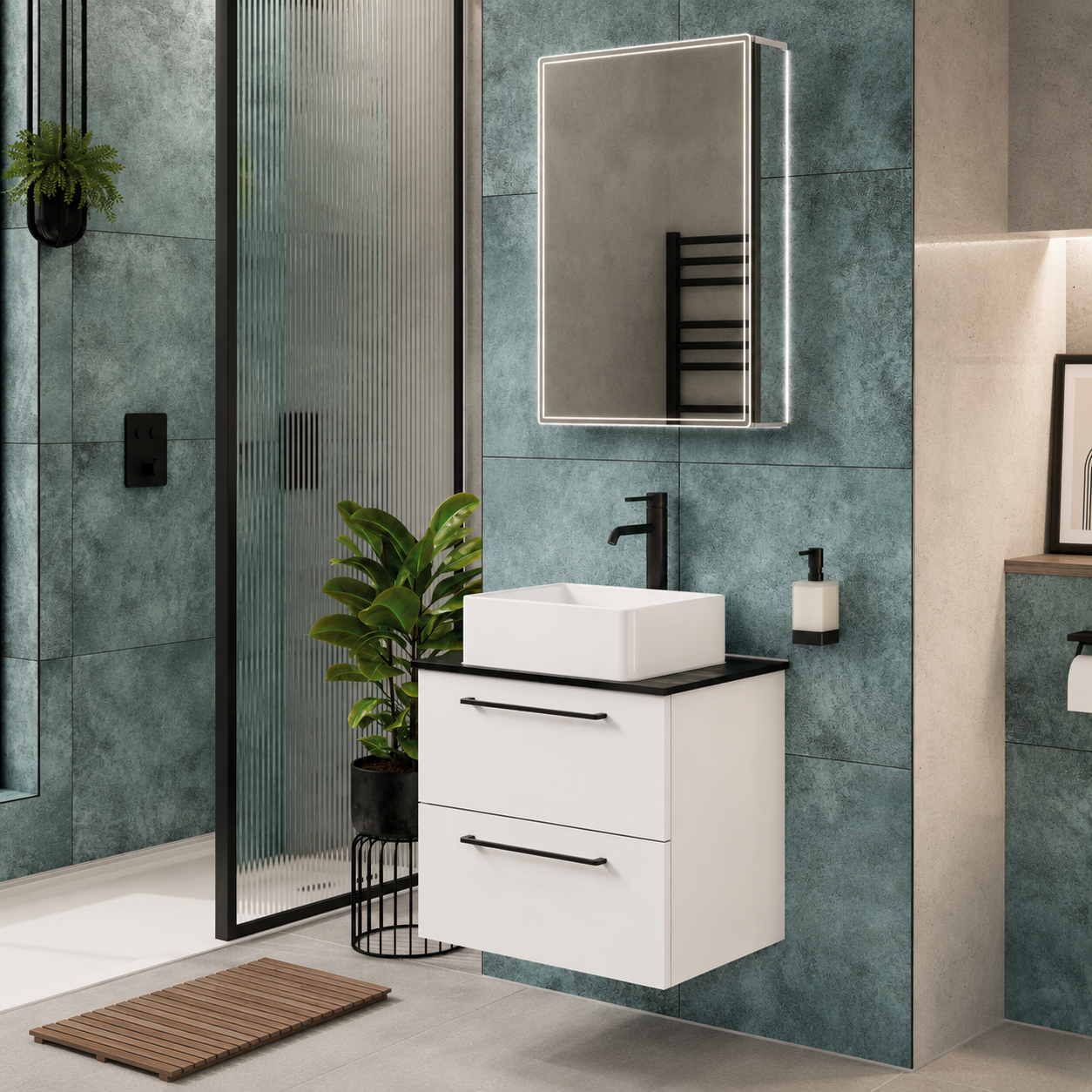 Hib - Isoe LED Bathroom Cabinet
