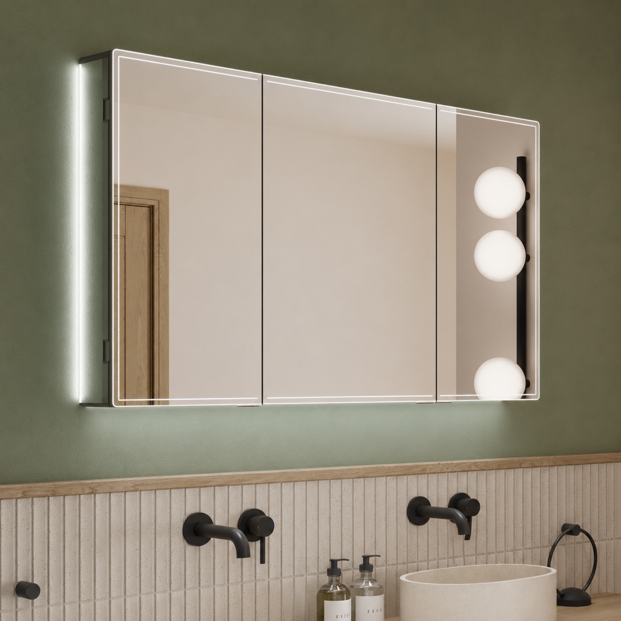 Hib - Isoe LED Bathroom Cabinet