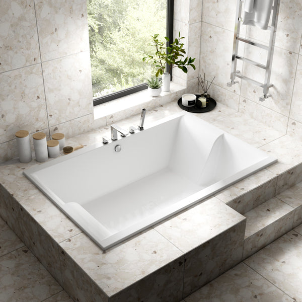 Nuie Inset Spa Bath / Double Ended