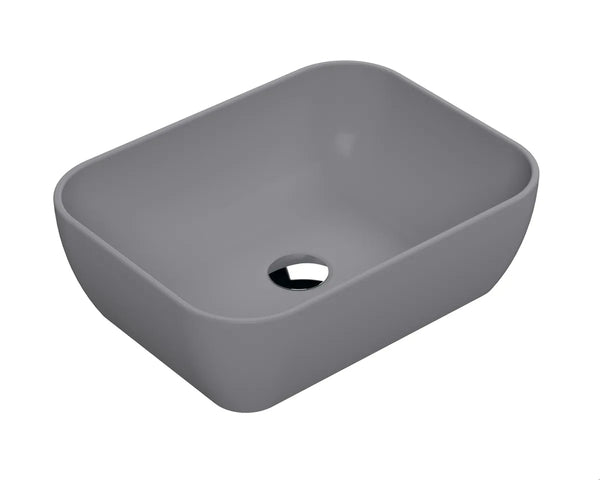 Hudson Reed Matt Grey Sqaure Vessel