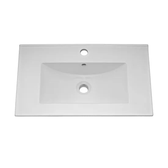 Nuie 800mm Floor Standing 3 Door 2 Drawer Vanity Unit with Basin with Soft Close Doors & Drawers