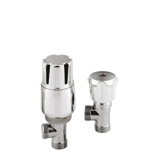 Nuie Angled Thermostatic Radiator Valve Pack