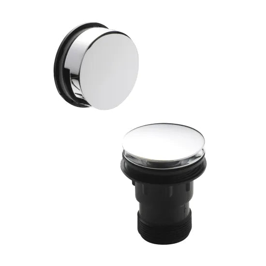 Nuie Chrome Push Button Bath Waste