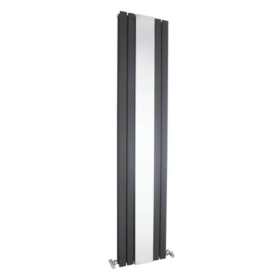 Nuie Coleridge Double Panel Designer Radiator 1800 x 381mm - Anthracite