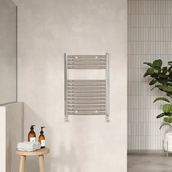 Nuie Curved Ladder Towel Rail 500 x 700mm Chrome