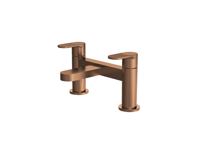 Nuie Cyprus Bath Filler Mixer Brushed Bronze