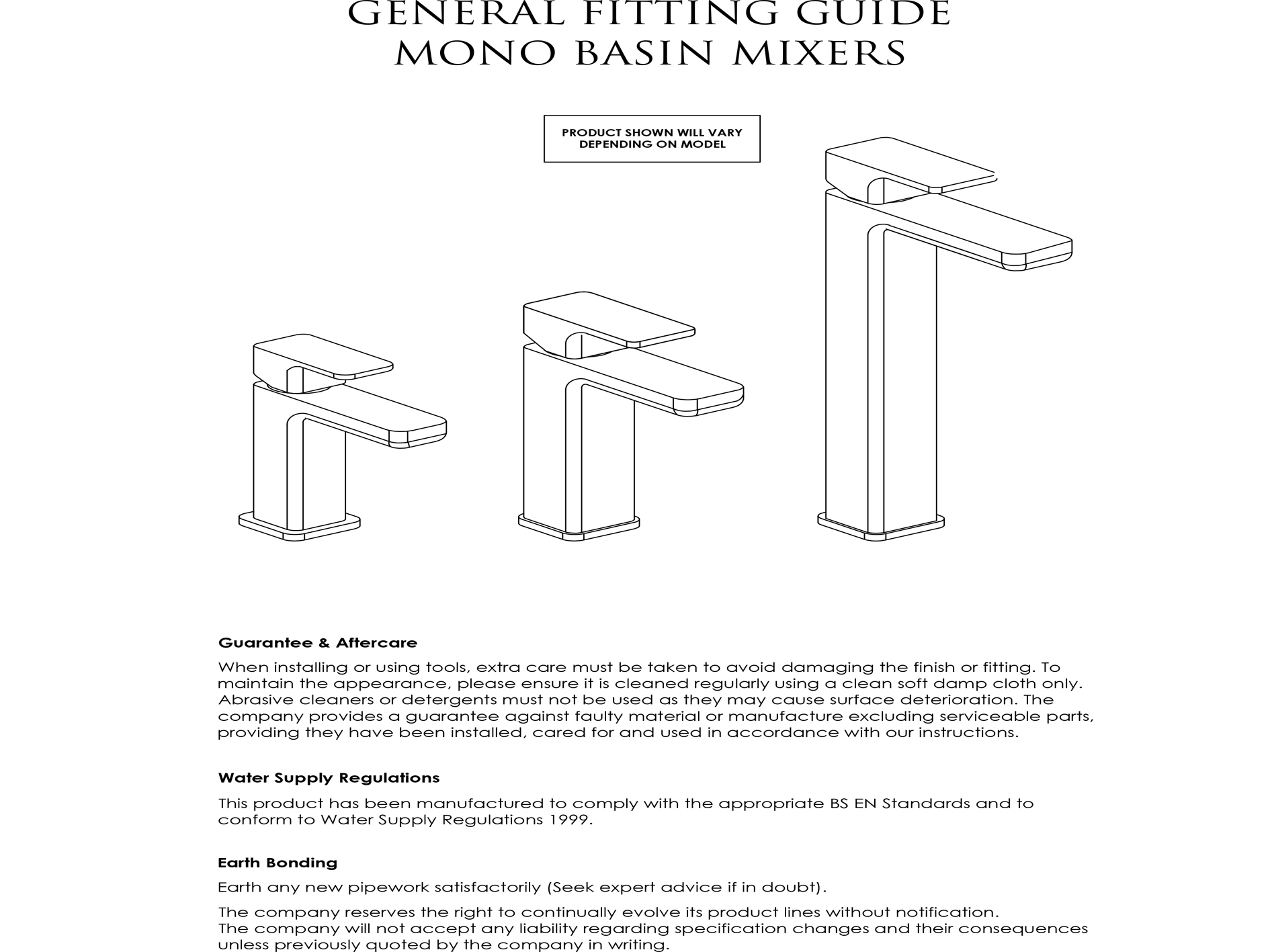 Nuie - Cyprus Binsey High Rise Mono Basin Mixer - Chrome