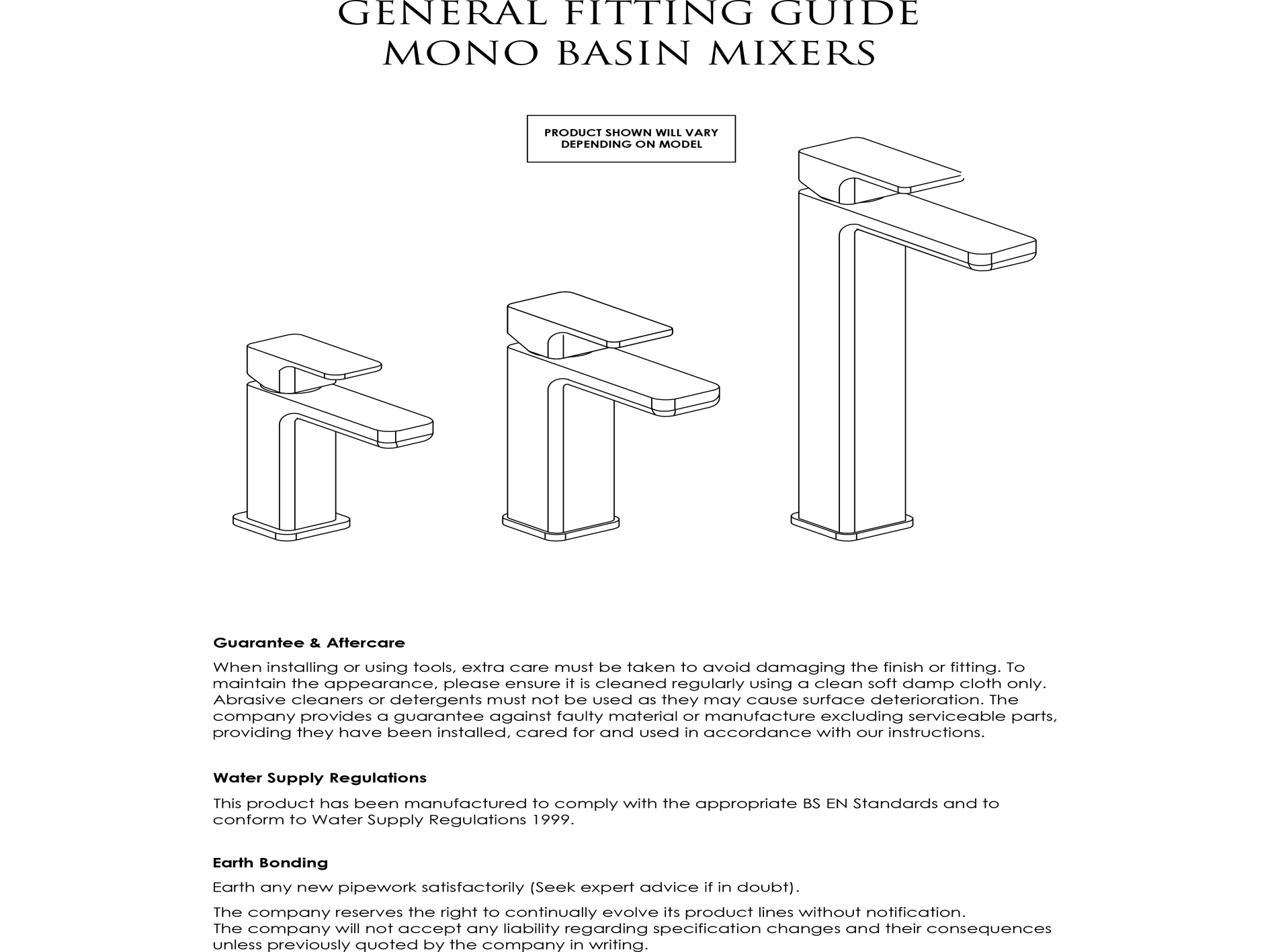 nuie - Cyprus / Binsey High Rise Mono Basin Mixer Tap