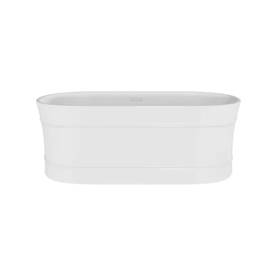 Nuie Equinox 1600 x 780 x 580 Oval Freestanding Bath