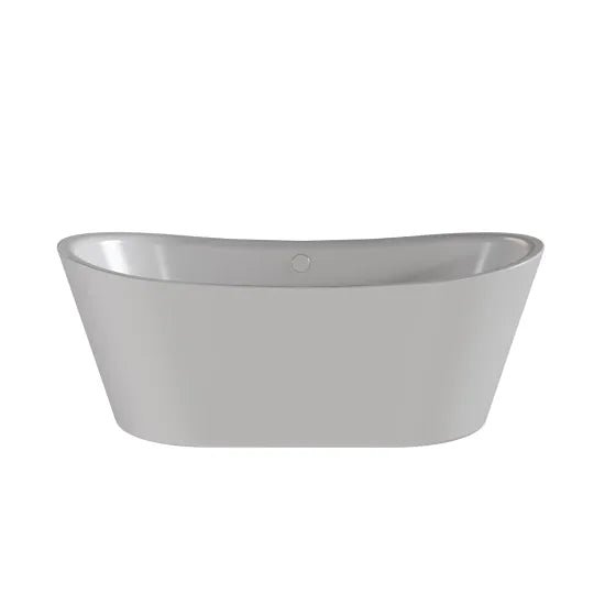Nuie Freestanding Double Ended Boat Bath Tub, 1700mm x 800mm