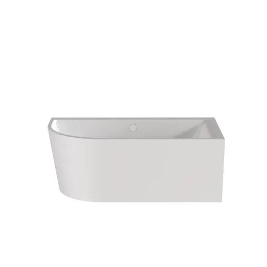 Nuie Freestanding Single Ended Right Hand Corner Bath Tub, 1500mm x 800mm