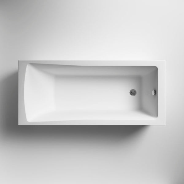 Nuie Linton Eternalite Square Single Ended Bath 1800mmx800mm