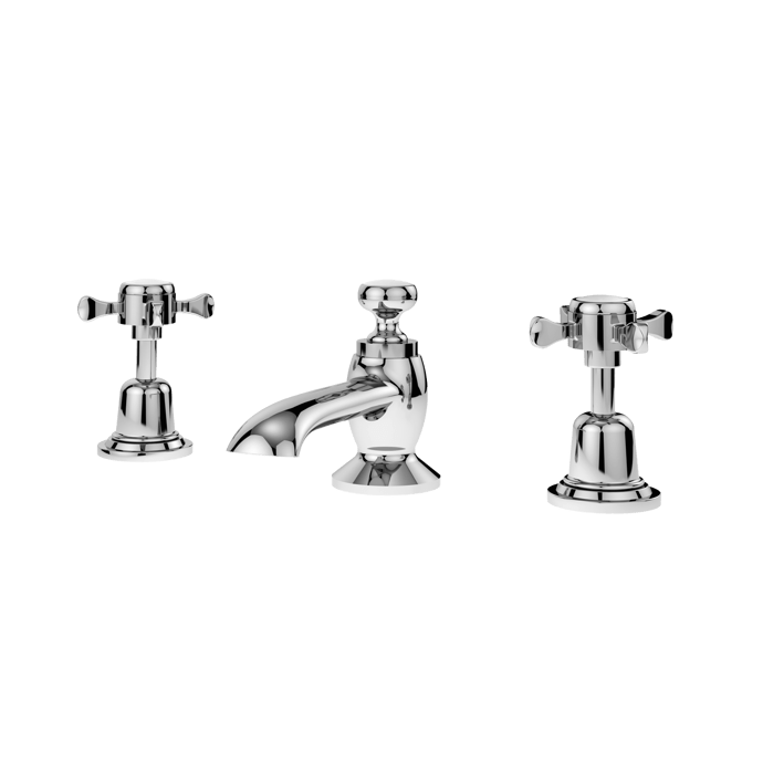 Nuie Selby 3th deck basin mixer Chrome