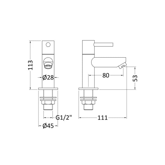 Nuie Series Two Basin Taps