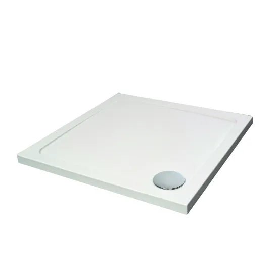 Nuie Square Stone Shower Tray - 800 x 800