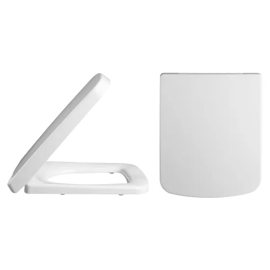 Nuie Square Top Fix Soft Close Toilet Seat