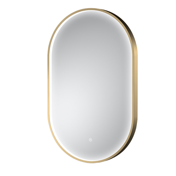 Nuie Touch Sensor Mirrors Led Mirror H - 800 x W - 500 Brass