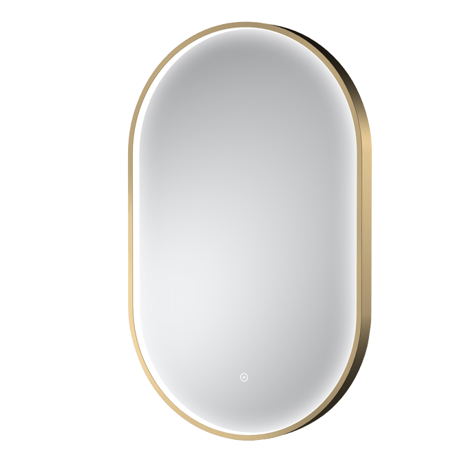 Nuie Touch Sensor Mirrors Led Mirror H - 800 x W - 500 Brass