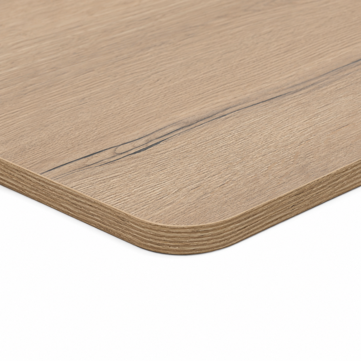 Hib - Countertop Round Corner - Natural Oak