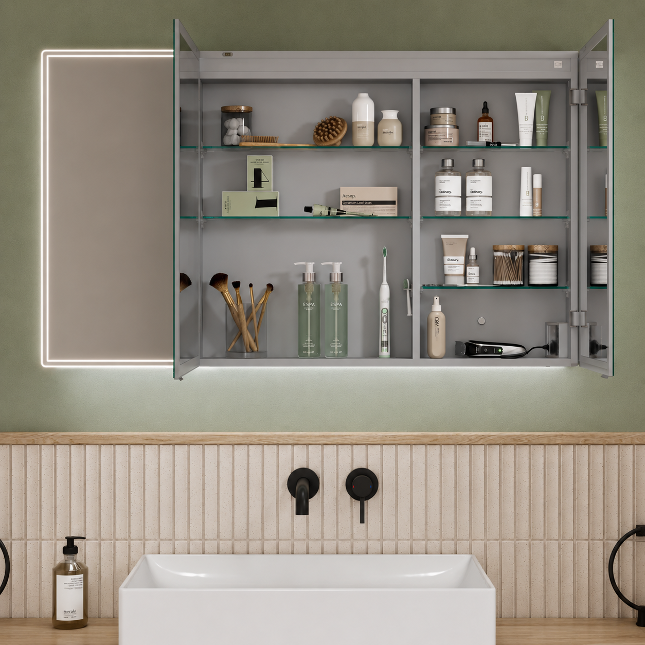Hib - Isoe LED Bathroom Cabinet