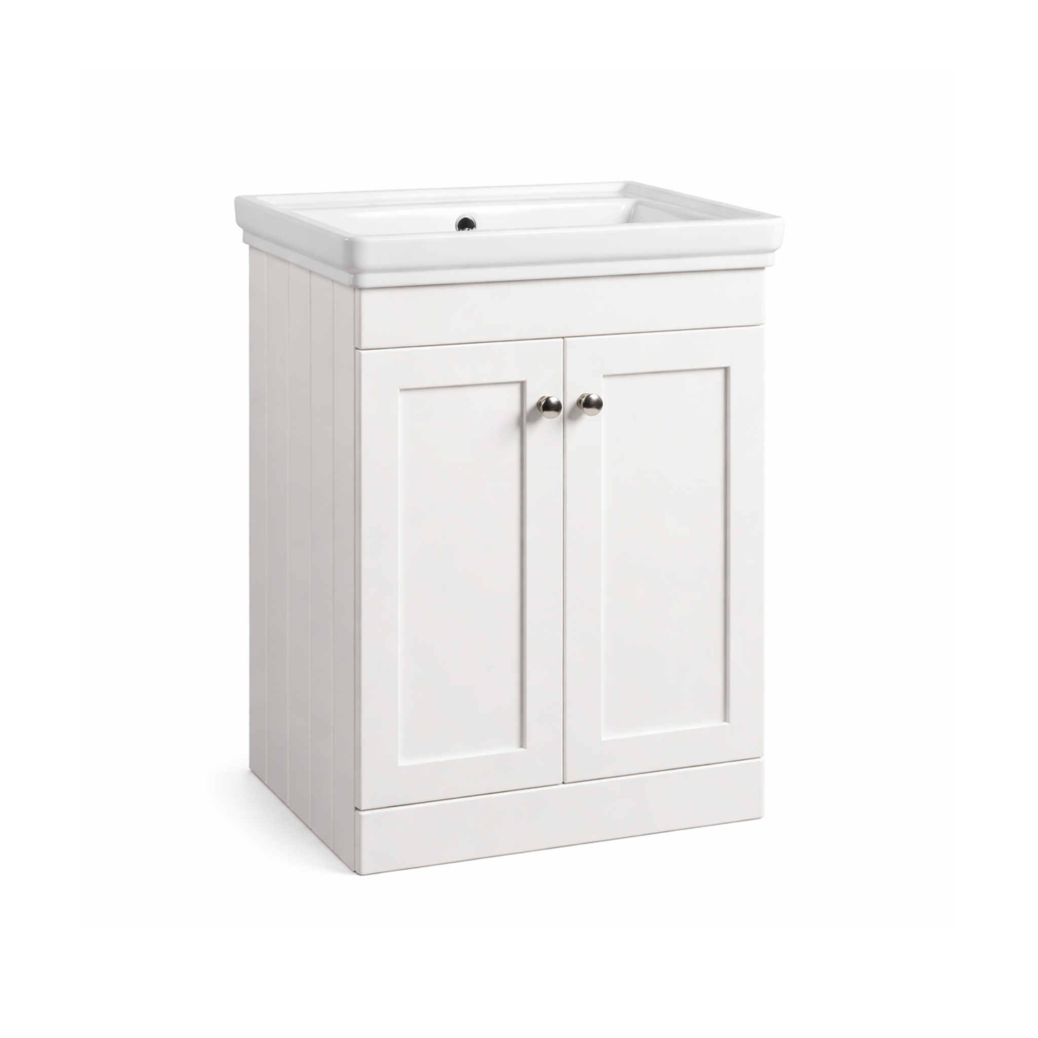 Tavistock - Marston Floor Standing Vanity Unit - Matt Paper White