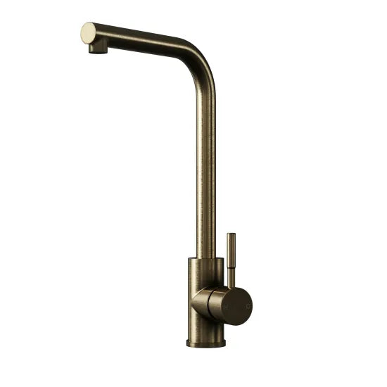 Top-Fix - Vito L-Neck Kitchen Mixer - Antique Brass