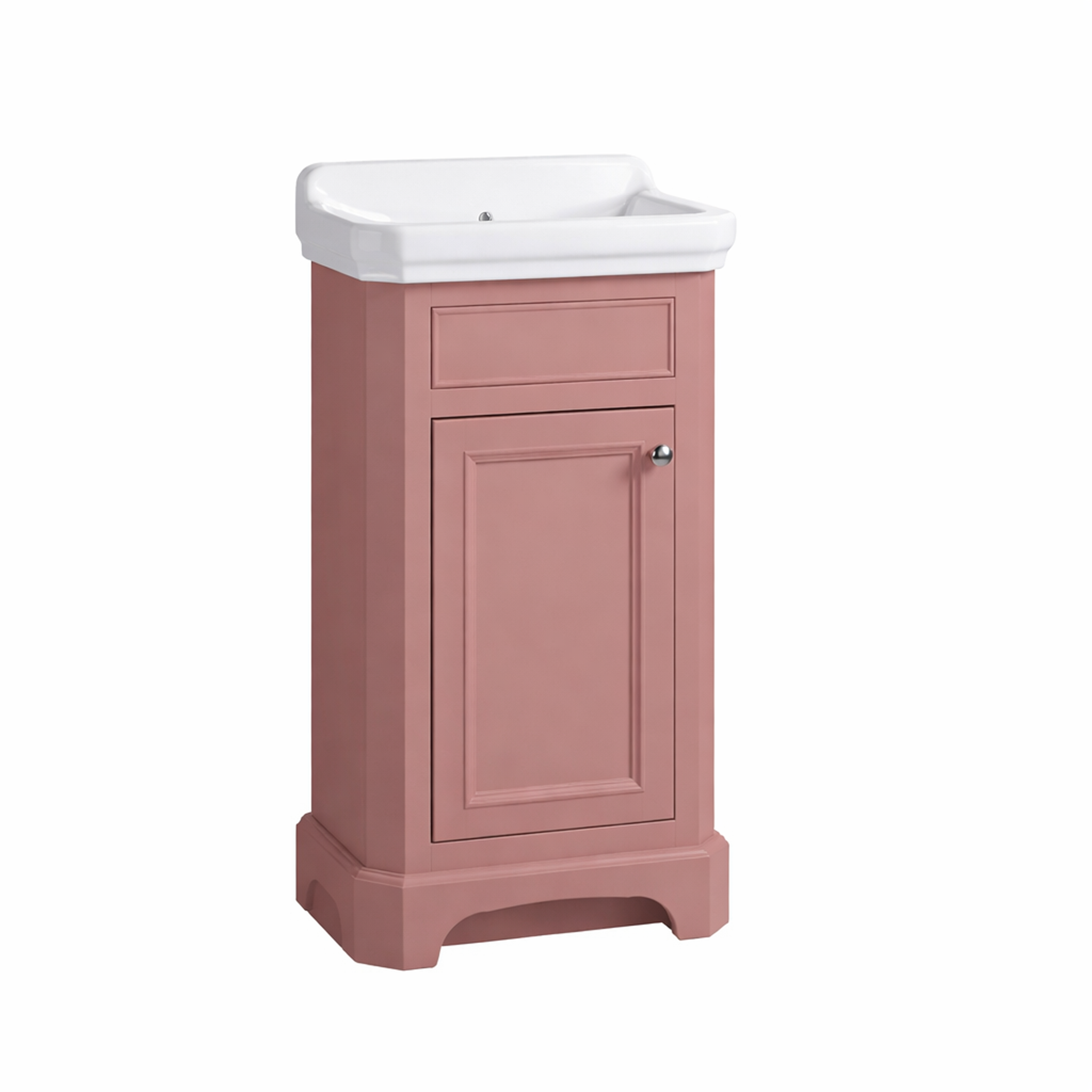 Tavistock - Vitoria Cloakroom Vanity Unit - Matt Suede Pink