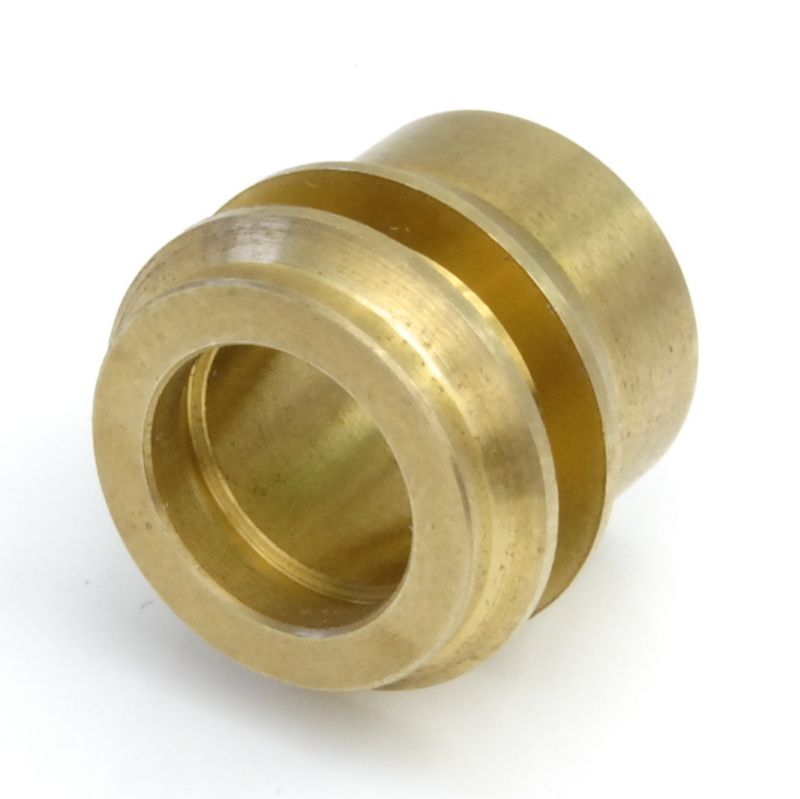 Plumbers Choice 15mm x 10mm Micro - bore Reducer Single Polished Brass