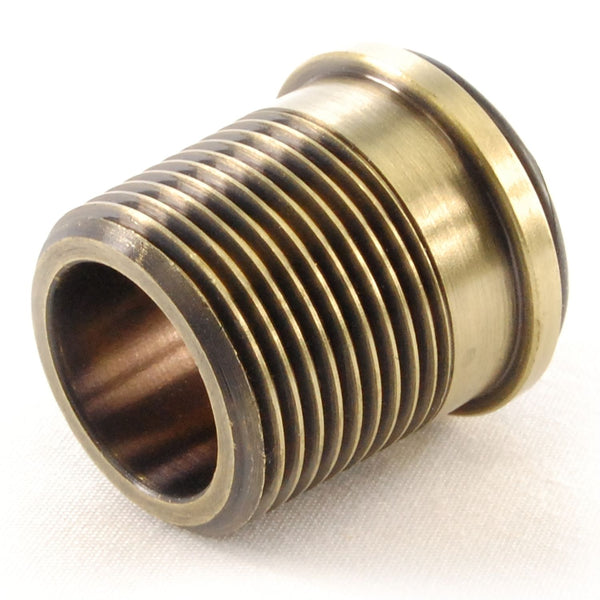 Plumbers Choice Abbey 3/4 inch Radiator Coupler Adapter Brushed Old English Brass