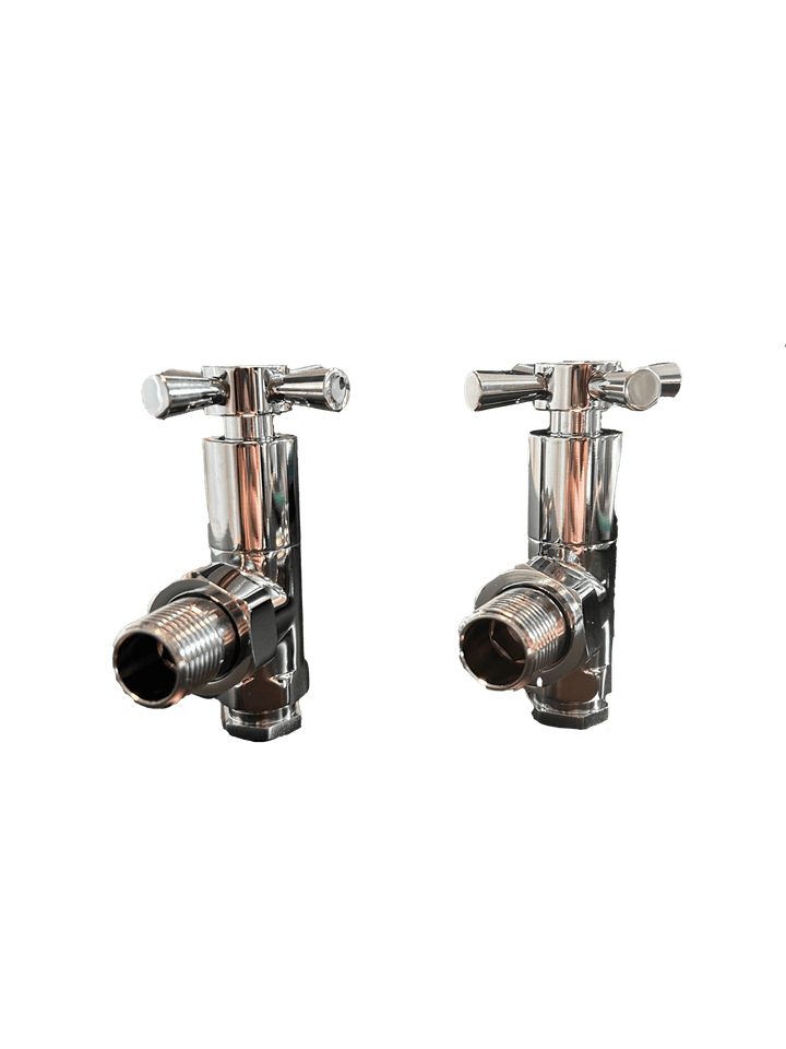 Plumbers Choice Angled Valves Chrome