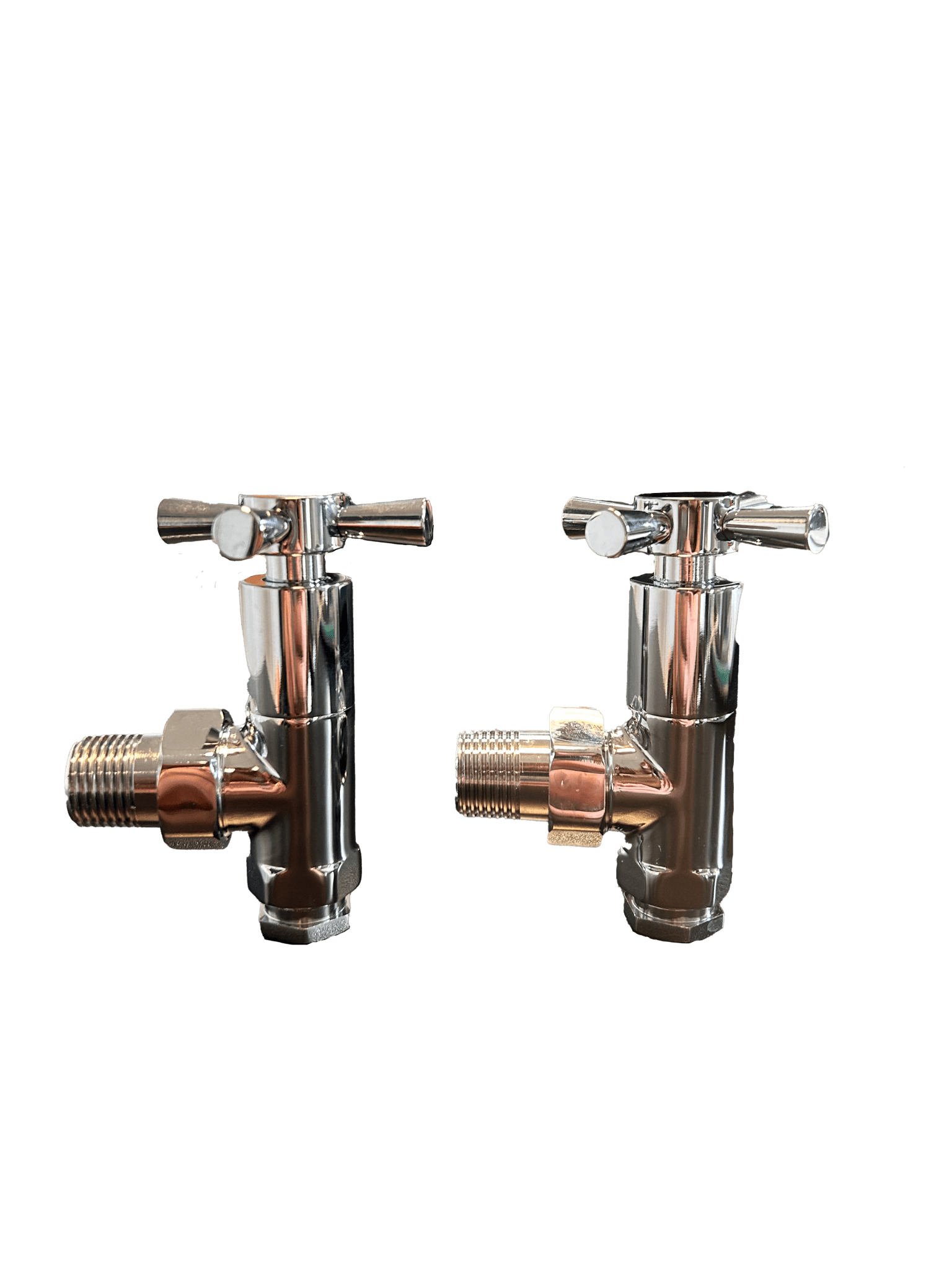 Plumbers Choice Angled Valves Chrome