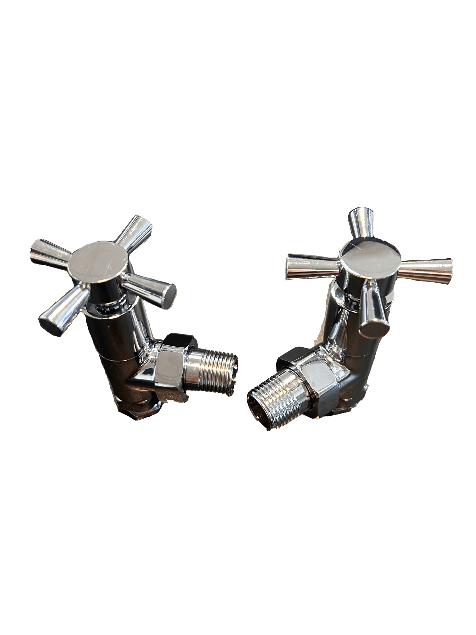 Plumbers Choice Angled Valves Chrome