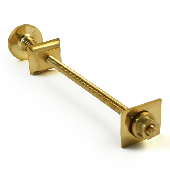 Plumbers Choice Cast Iron Radiator Luxury Wall Stay Fixing - Un - Lacquered Brass