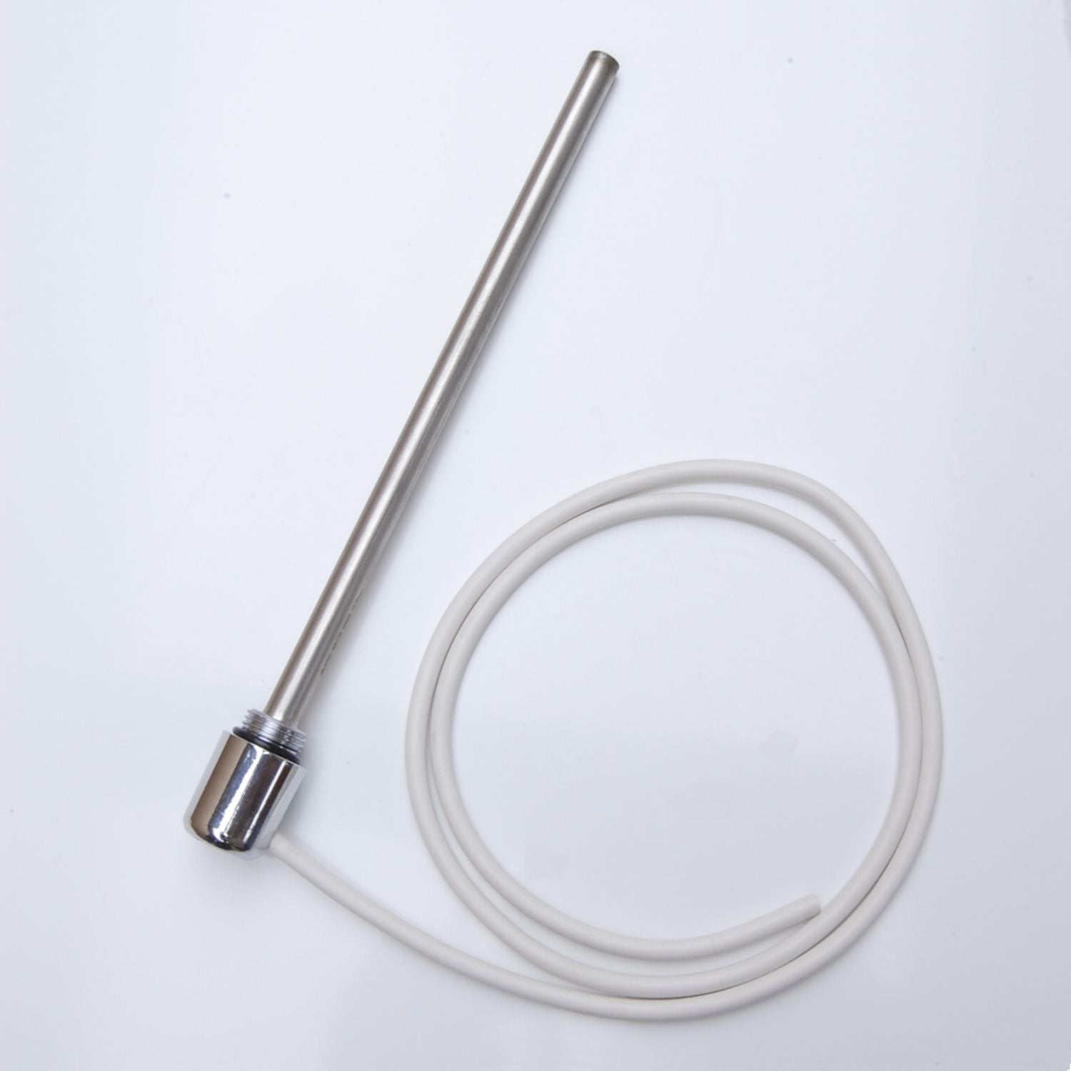 Plumbers Choice Electric element 200W with 1.2m cable & white/chrome cap