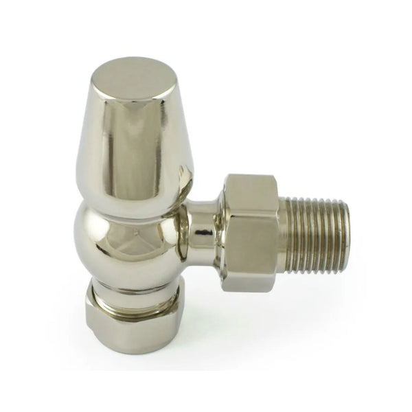 Plumbers Choice Faringdon Lock - Shield ONLY - Polished Nickel (Angled)