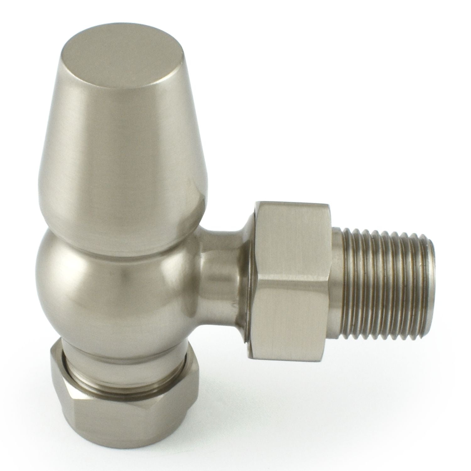 Plumbers Choice Faringdon Lock - Shield ONLY - Satin Nickel (Angled)