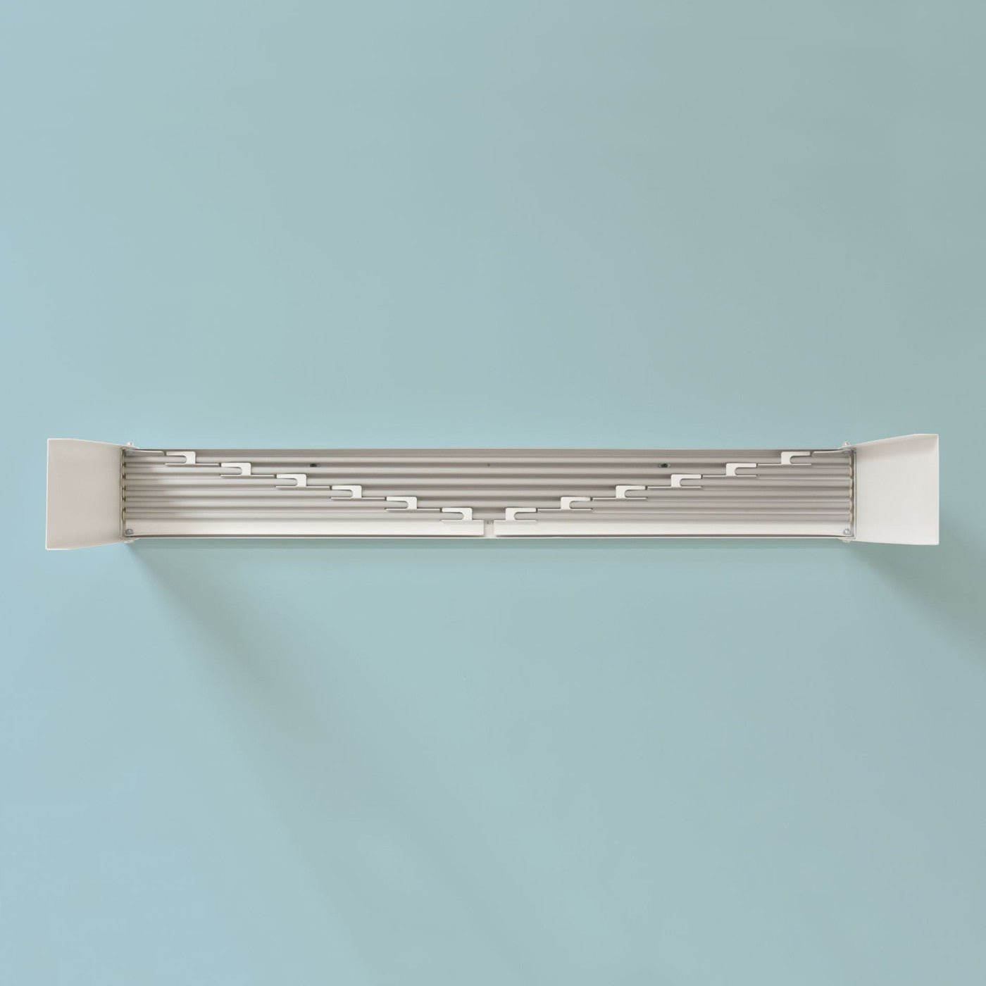 Plumbers Choice Foldable Wall Mounted Towel Hanger 700mm Wide - White