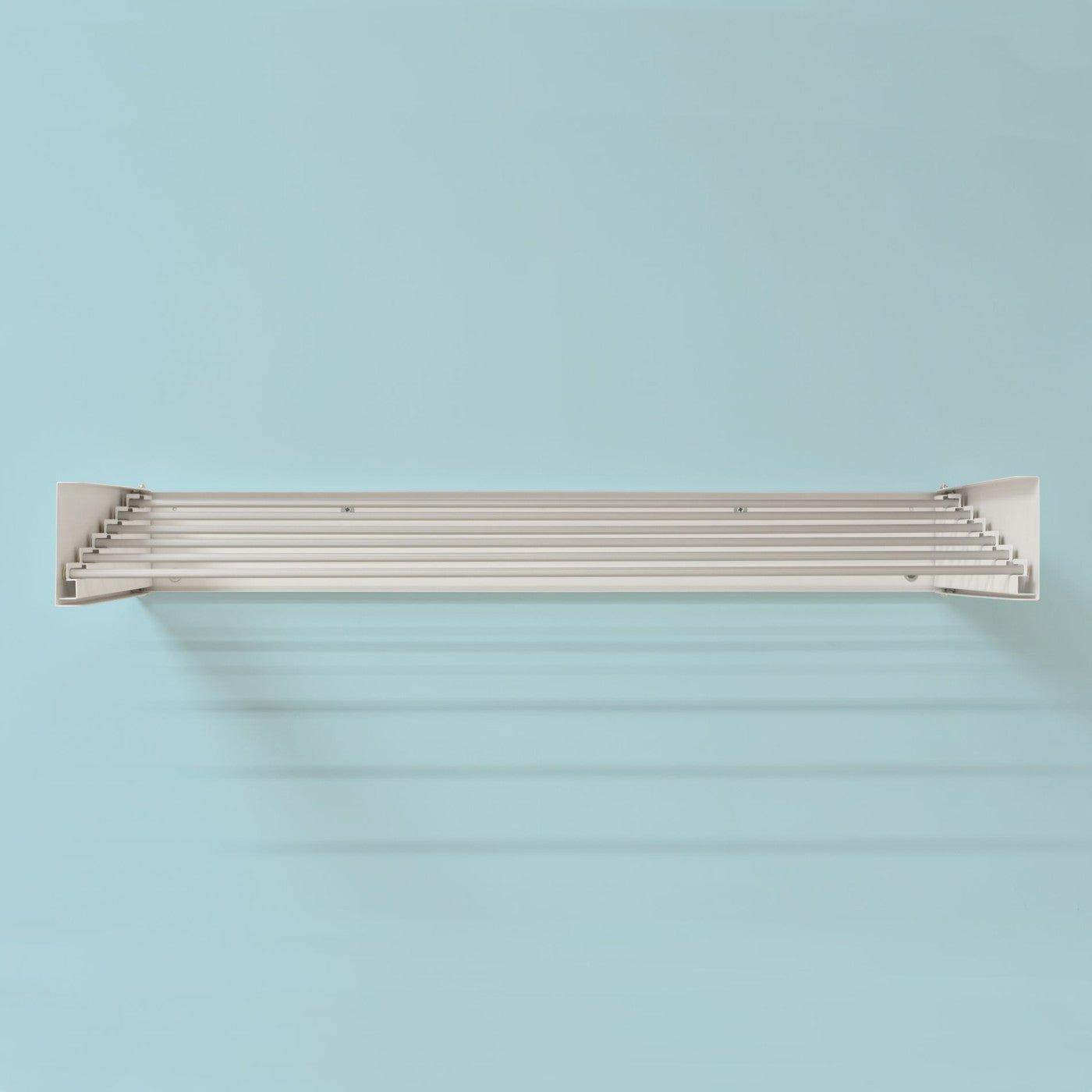 Plumbers Choice Foldable Wall Mounted Towel Hanger 700mm Wide - White