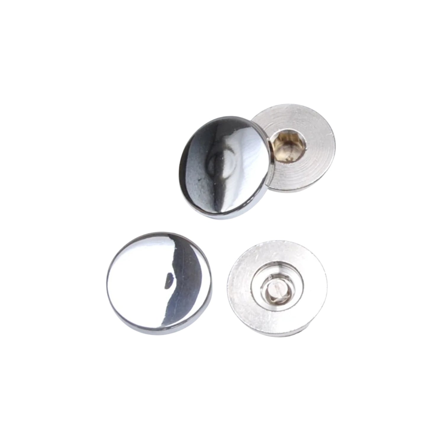 Plumbers Choice Traditional Round Chrome 850mm Shower Curtain Rail With One Wall Stay