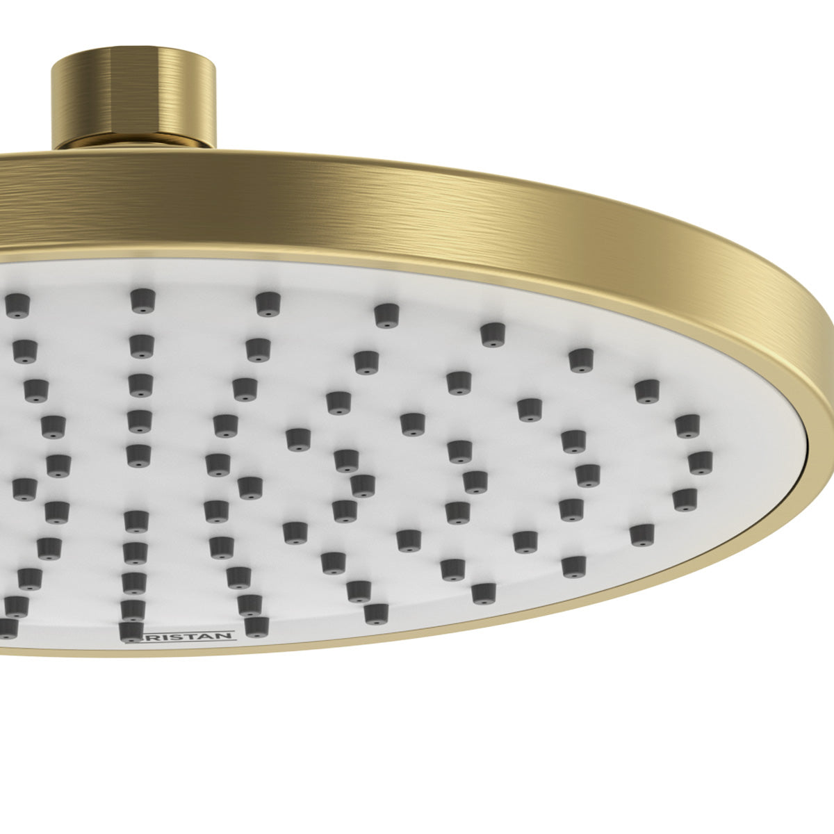 Bristan - Fixed Round ABS Shower Head 200mm - Brushed Brass