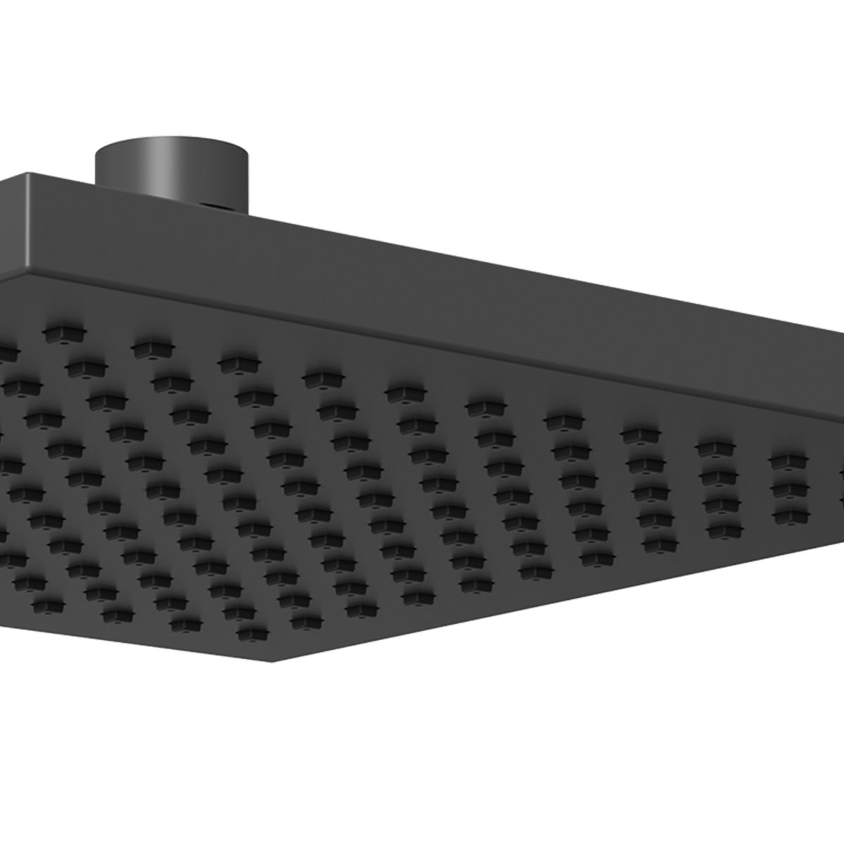 Bristan - Square ABS Fixed Head 200mm - Black