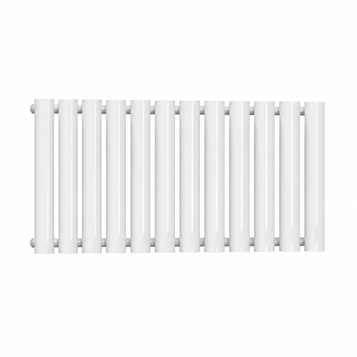 Traderad - Flux Single Panel Horizontal Radiator - White