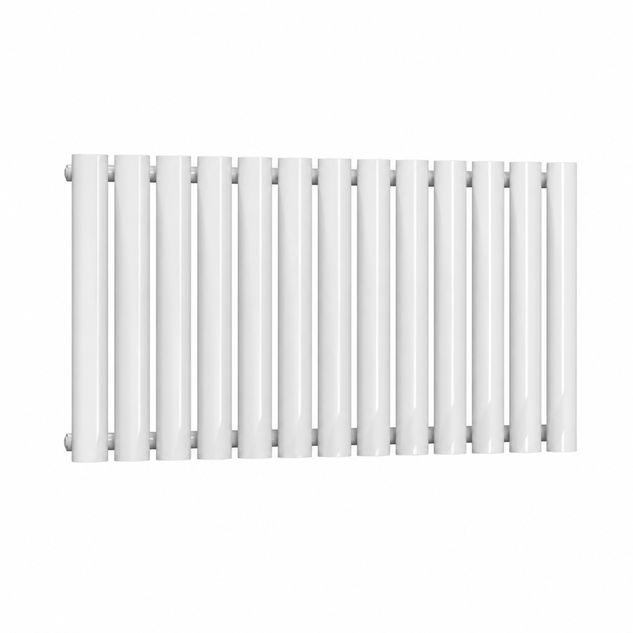 Traderad - Flux Double Panel Horizontal Radiator - White