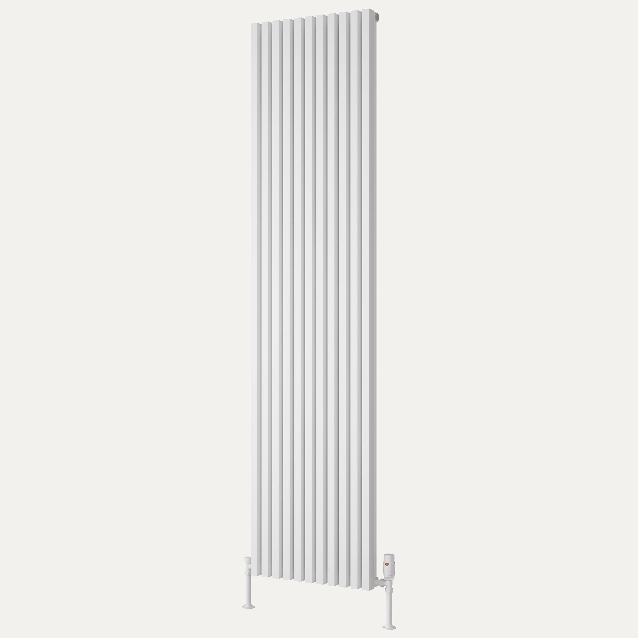 Reina Albano vertical aluminium radiator 1800mm x 430mm White