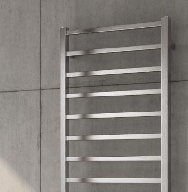Reina Arden Stainless Steel Brushed Designer Heated Towel Rail Radiator