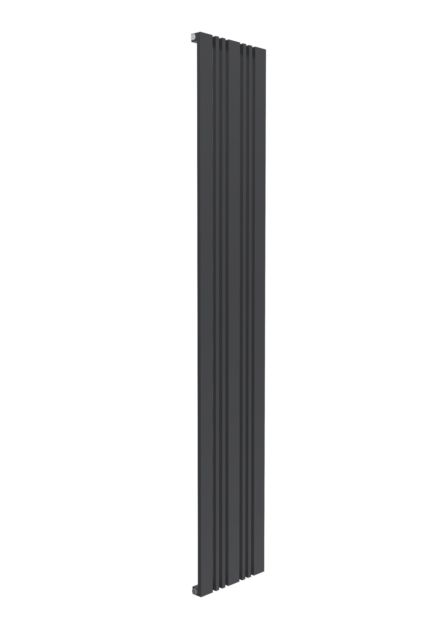 Reina Bonera Steel Anthracite Vertical Designer Radiator, Central Heating