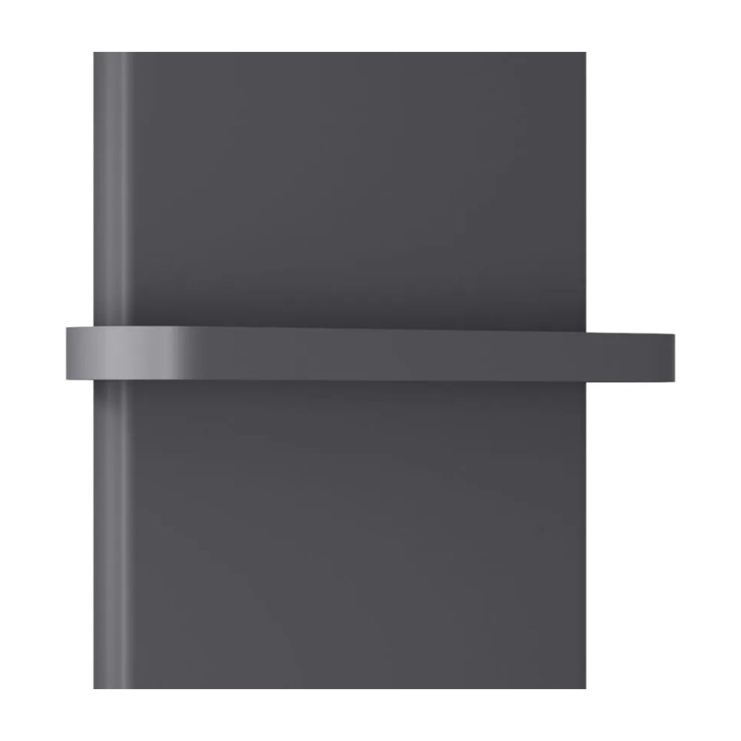 Reina Borda Steel Vertical Single Radiator Towel Bar 440mm , Anthracite