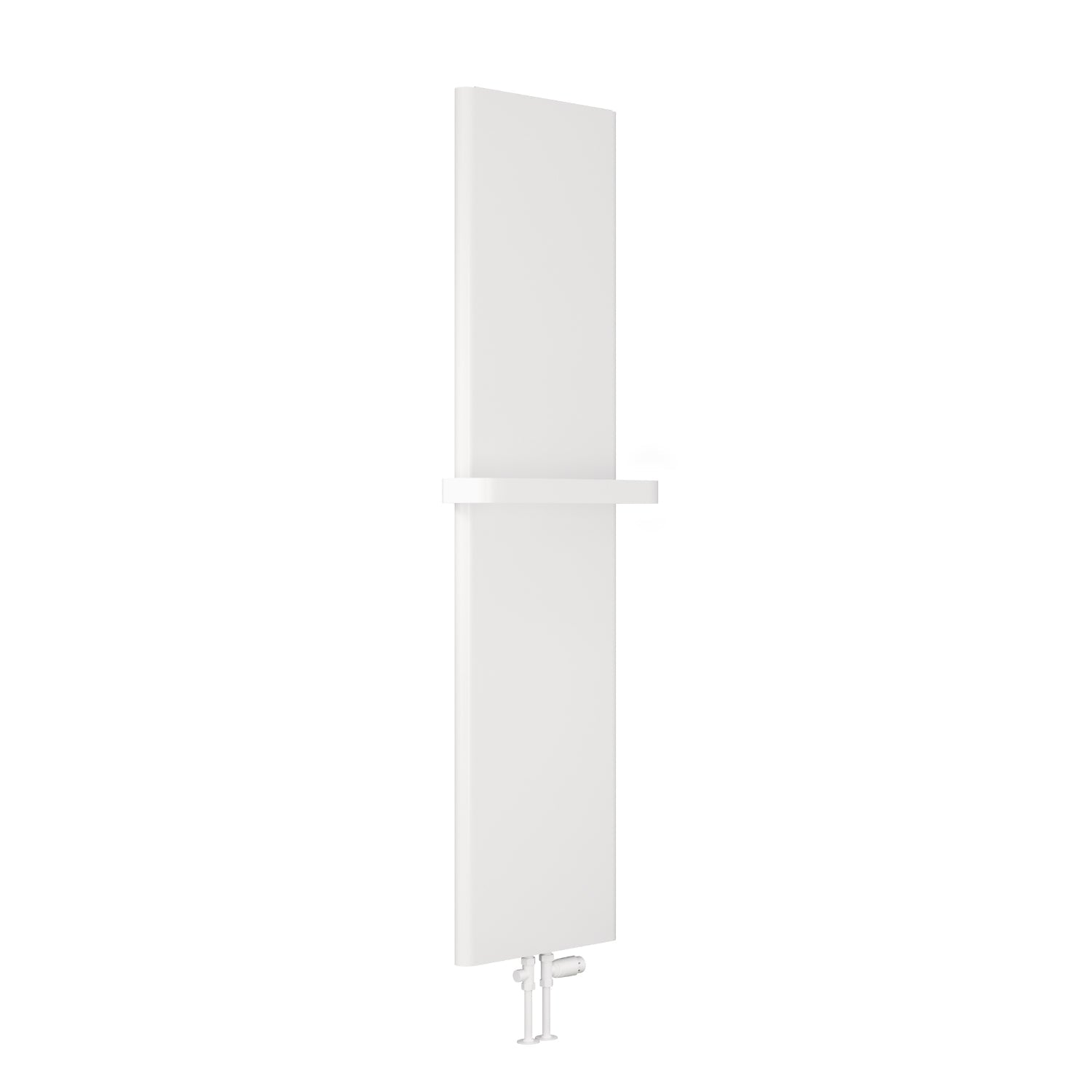 Reina Borda Steel White Vertical Designer Radiator, Central Heating