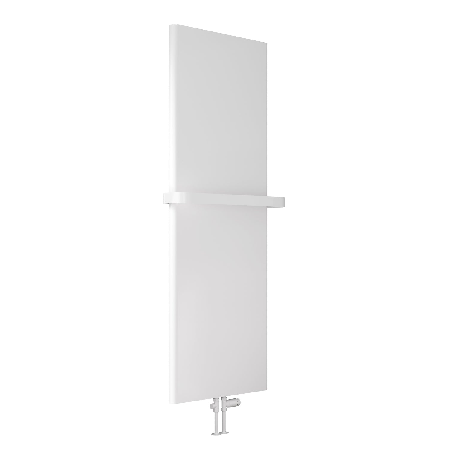 Reina Borda Steel White Vertical Designer Radiator, Central Heating